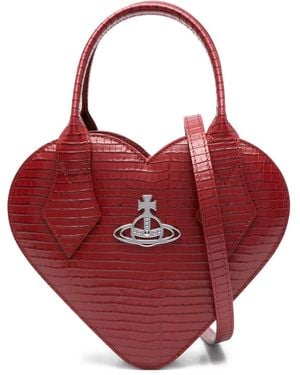 Vivienne Westwood Josephine Heart Cross Body Bag - Red