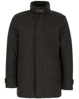 Moorer High-Neck Jacket - Black