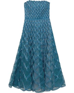 Jonathan Simkhai Xolani Midi Dress - Blue