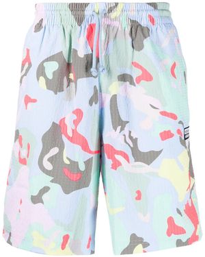adidas R.Y.V. Allover Print Shorts - Blue