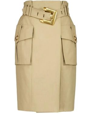Balmain Gonna Con Cintura - Neutro