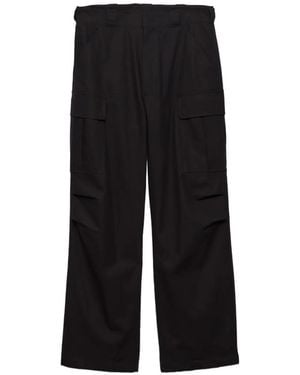 Prada Cotton Pants - Black