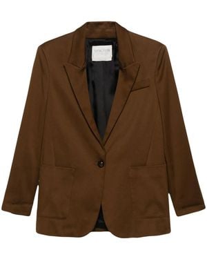 forte_forte Mannish Jacket - Brown