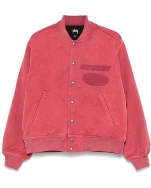 Stussy Ghost Bomber Jacket - Pink