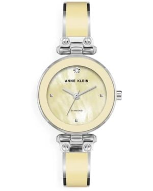 Anne Klein Accented 30Mm Watch - Metallic