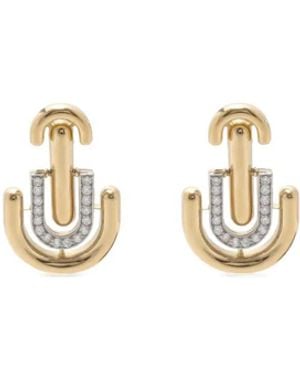 David Webb Unity Diamond Earrings - Metallic
