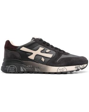 Premiata Suede Leather Trainers Mick 6870 - Black