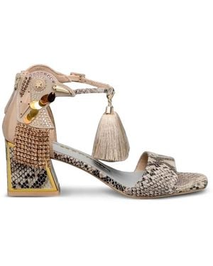Kat Maconie Tassel Sandals - White