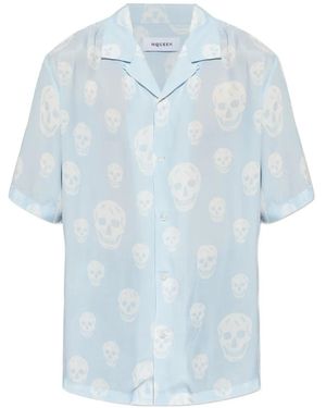 McQueen Printed Hawaiian - Blue