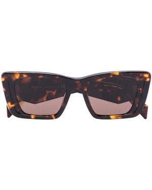 Prada Occhiali Oversize - Marrone