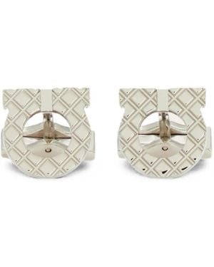 Ferragamo Gancini Cufflinks - White