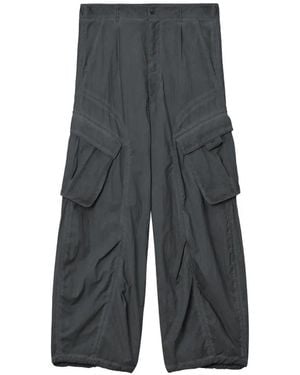 Izzue Pantalon Ample À Poches Cargo - Grey
