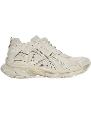 Balenciaga Runner Suede Trainers - White
