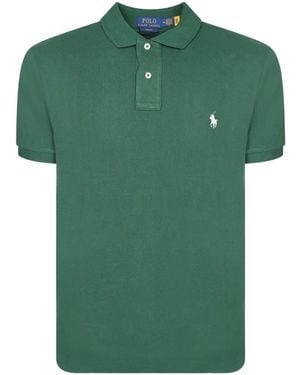 Polo Ralph Lauren Logo-Embroidered Cotton Polo Shirt - Green