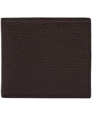 Smythson 6 Card Slots Wallet - Black