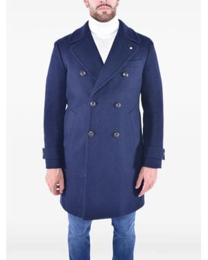 L.B.M. 1911 Cappotto Doppiopetto - Blu