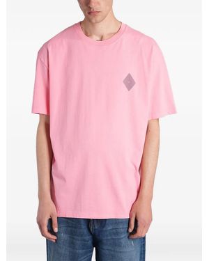 AMISH Logo-Print T-Shirt - Pink