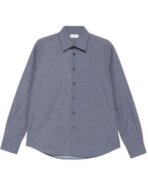 Ferragamo Monogram Shirt - Blue