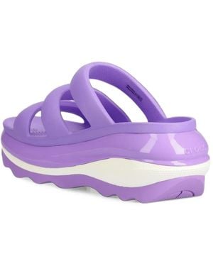Crocs™ Classic Mega Crush Triple Strap Sandals - Purple