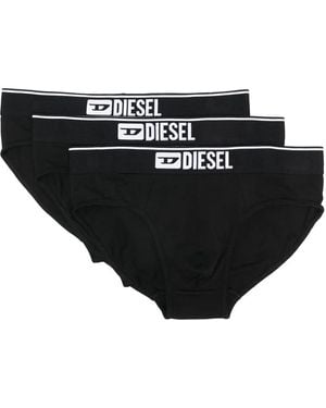 DIESEL 'Umbr-Andre' 3-Pack Briefs - Black