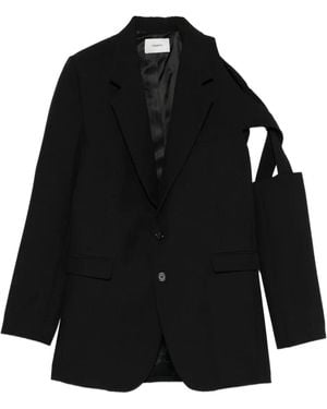 Coperni Cut-Out Blazer - Black