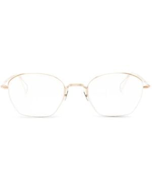 Ahlem Geometric-Frame Glasses - White