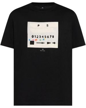 Paul Smith Graphic-Print T-Shirt - Black