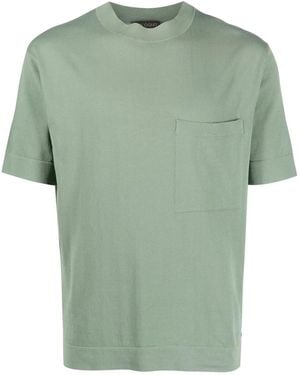 Dell'Oglio Crew-Neck Cotton T-Shirt - Green