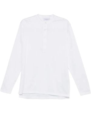 TOKYO JAMES Button-Up T-Shirt - White