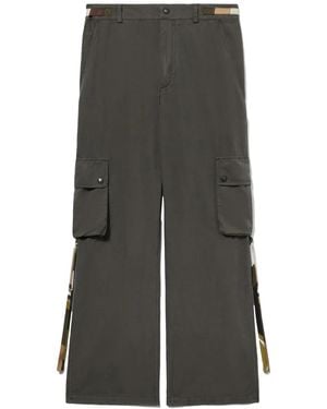 PUCCI Toile Cargo Broek - Grijs