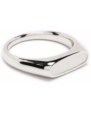 Tom Wood Mario Mother Of Pearl Ring - Metallic