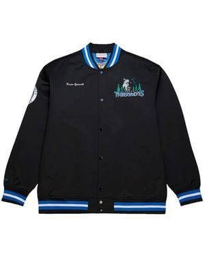 Mitchell & Ness X Nba Bomber Kevin Garnett Minnesota Timberwolves - Blu