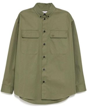 Off-White c/o Virgil Abloh Military-Style Shirt Jacket - Green