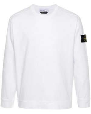 Stone Island コンパスロゴ スウェットシャツ - ホワイト