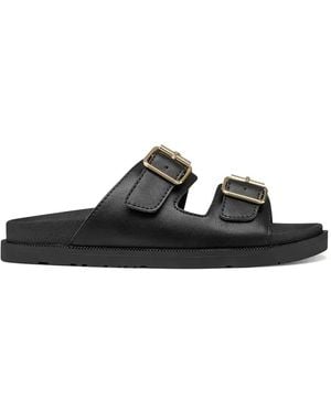 Geox Stud-Embellished Buckle-Fastening Sandals - Black