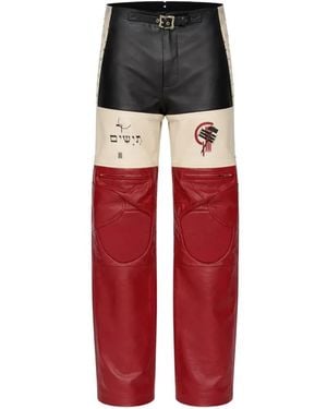 Enfants Riches Deprimes Tripping Moto Broek - Rood