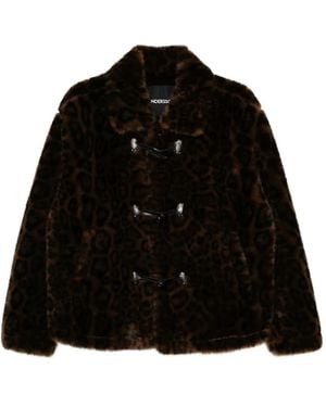 ANDERSSON BELL Reisetasche Mit Leoparden-Print - Schwarz