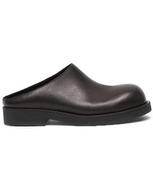 MM6 by Maison Margiela Biker Mules - Brown