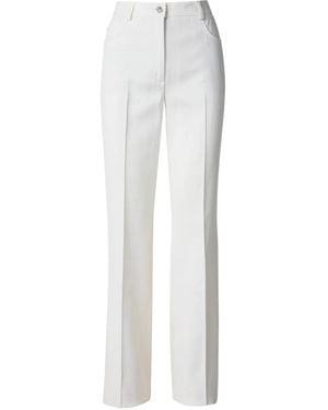 Akris Hose mit dekorativer Naht - Weiß