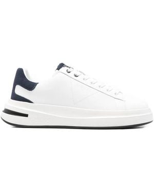 Guess Leather Panelled Trainers - White