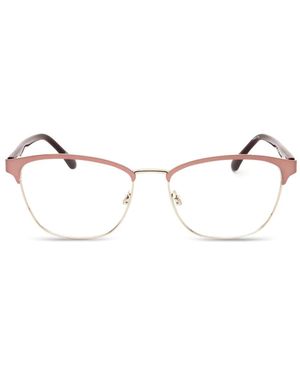 Draper James Rectangle-Frame Glasses - Natural