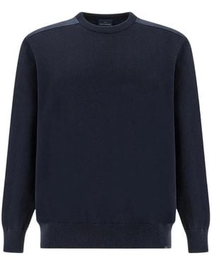Paul & Shark Crew-Neck Jumper - Blue