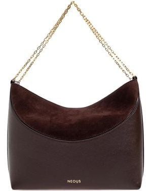 Neous Bolso shopper Pavo con cadena - Marrón