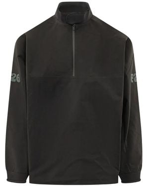 Fear Of God Half Zip Track Jacket - Black