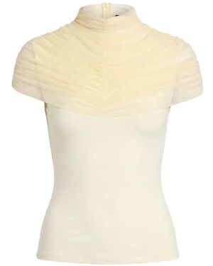 Axel 113 Grace Mesh Top - White