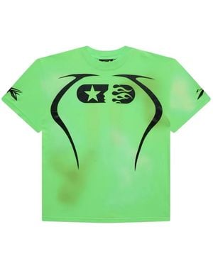 HELLSTAR T-Shirt Imprimé Warm Up - Green