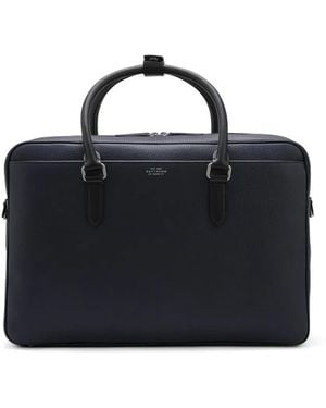 Smythson Bolso De Viaje 48-Hour Ludlow - Azul