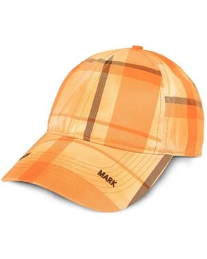 Aape By A Bathing Ape Karierte Aapeunvs Baseballkappe - Orange