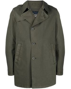 Herno Single-Breasted Lightweight Jacket - Green
