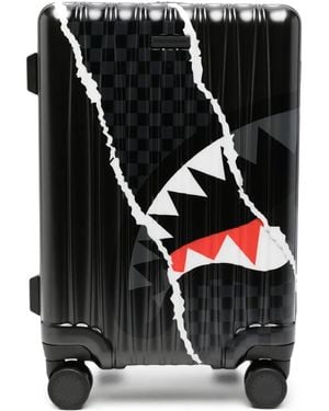 Sprayground Shark Mouth Suitcase - Black
